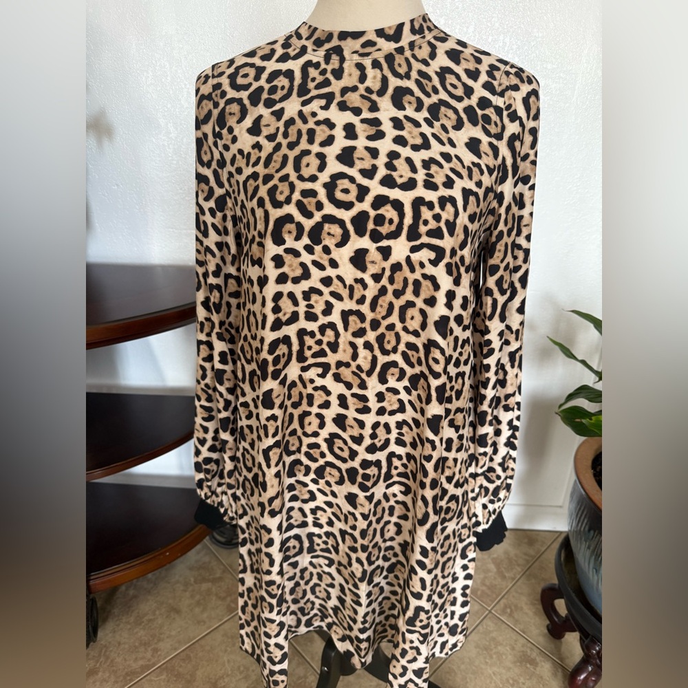 ATM silk leopard print dress